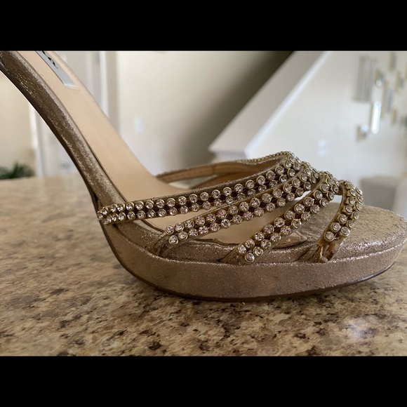 Nina New York Jeweled Ankle Strap Heels - Picture 13 of 15